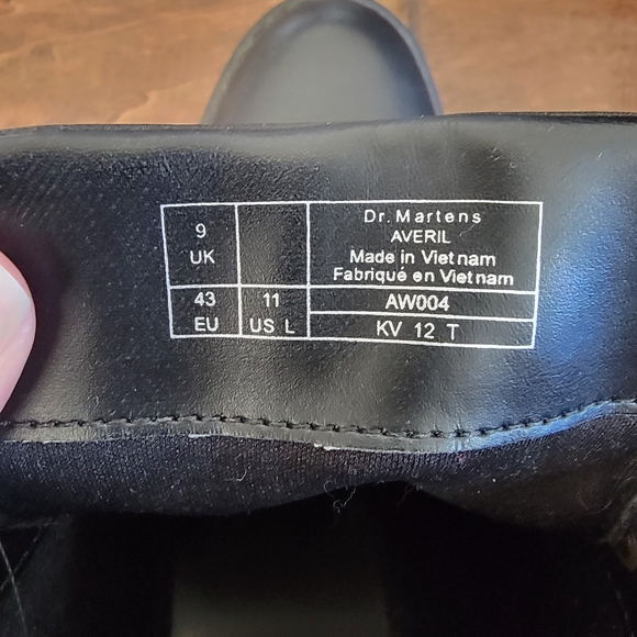 Dr. Martens Black Heeled Boots - Picture 3 of 3